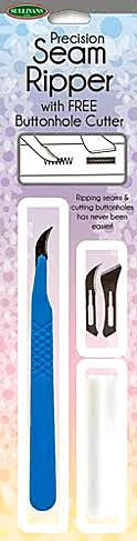 Sullivans Precision Seam/Stitch Ripper with FREE Buttonhole Cutter - Black Rabbit Fabric Inc.