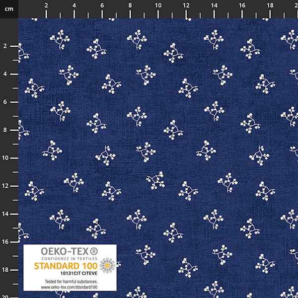 Stof Emi-Yuki 4504-201 - Blue