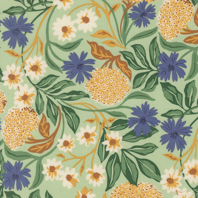 Moda Brookside Forage Floral - Breeze