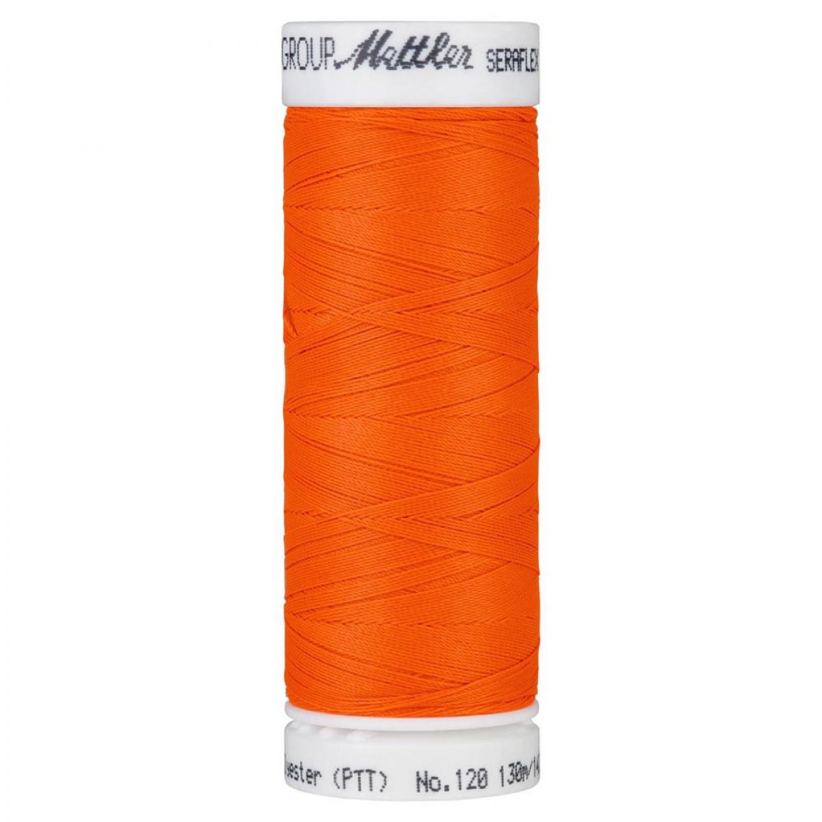 Mettler Seraflex Stretch Elastic Thread - Vivid Orange 1428