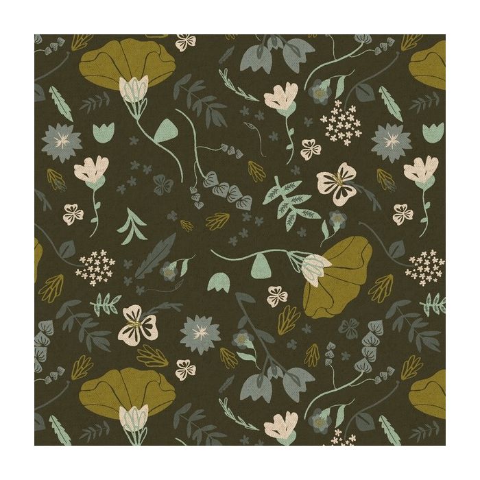 Cotton+Steel Canyon Springs - Poppy Storm Canvas