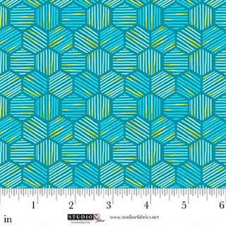 ***PRE-ORDER*** StudioE Sweet Licorice Mini Hexies - Turquoise
