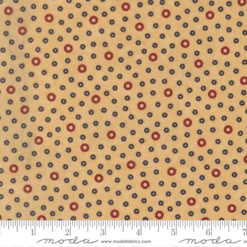 Moda Flannel Rain Dots - Tan