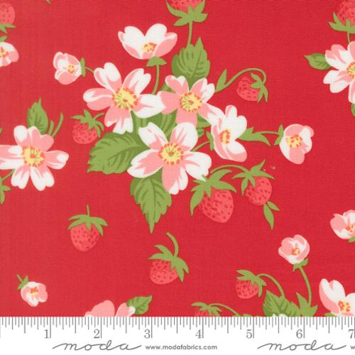Moda Bloomsberry Strawberries - Red