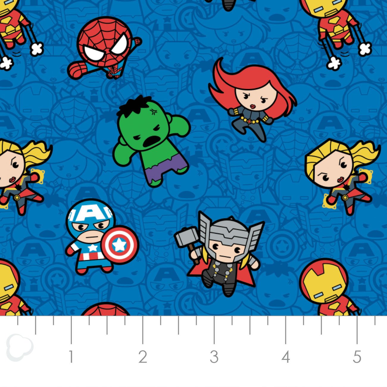 Marvel Kawaii II - Action Packed Heroes - 1m cut