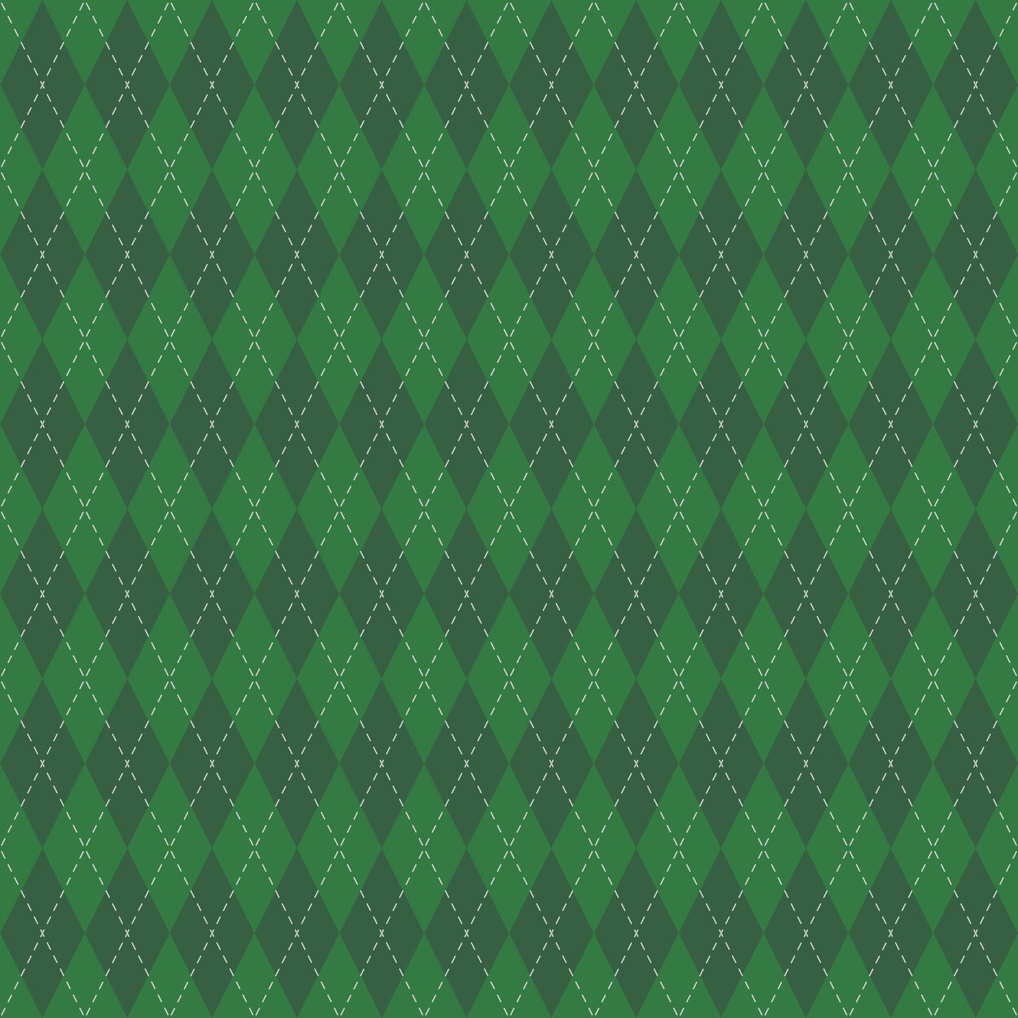 Green House Argyle Cotton Jersey