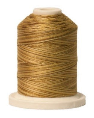 Signature Variegated Thread - 700 Yards - Cotton - 40 Weight - 091 Antique Gold - Black Rabbit Fabric Inc.