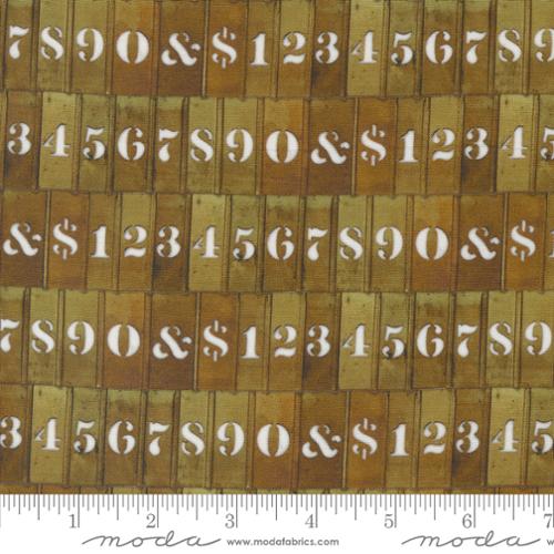 Moda Curated In Colour Numbers Text and Words