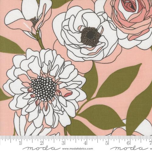 Moda Botany Cabbage Rose - Peony