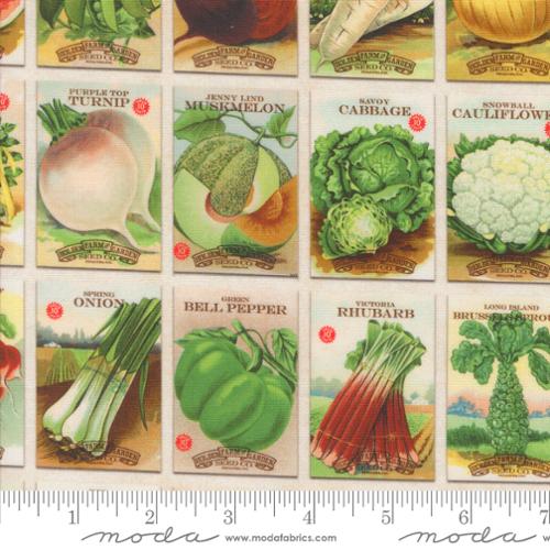 Moda Farm And Garden Seed Packets - Milk