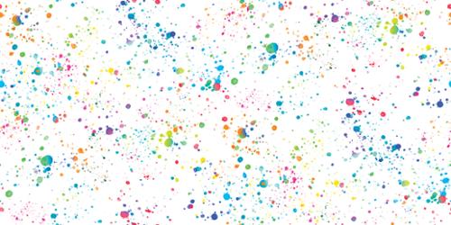Moda Gradients Euphoria  Splatter Paint - Rainbow