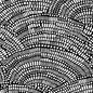 Wideback - Not So Black and White - Mosaic Fan