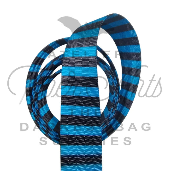 Atelier Webbing - Black Stripes - 25mm (1in)