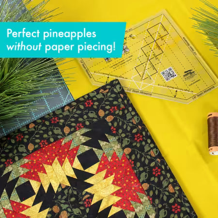 Creative Grids Quilt Ruler Pineapple Trim Tool Mini