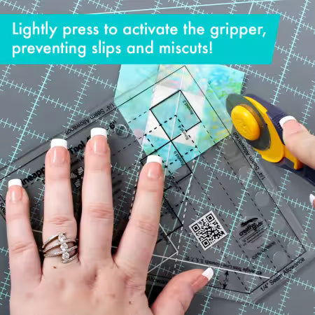 Creative Grids Quilt Ruler Pineapple Trim Tool Mini