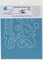 Full Line Stencil: Sherry's Meander Background