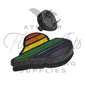 Atelier Rainbow Heart Enamel Magnetic Snap, 1 set