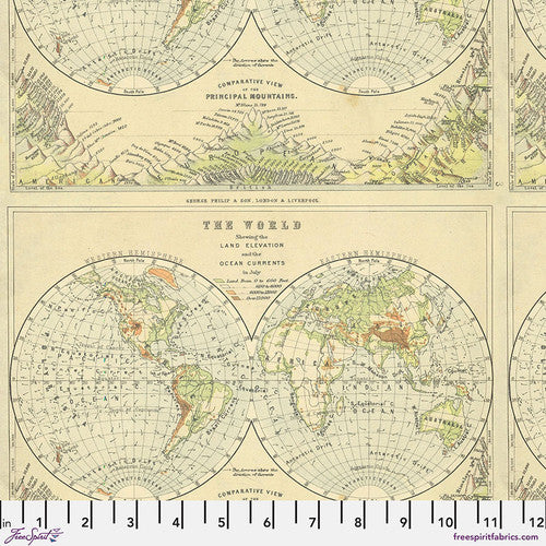 Tim Holtz Palette Green Map