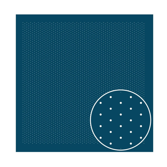 Sashiko Sampler 3mm Dotted Grid - Navy