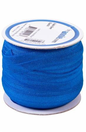 Fold-over Elastic 3/4in - Blastoff Blue - Black Rabbit Fabric Inc.