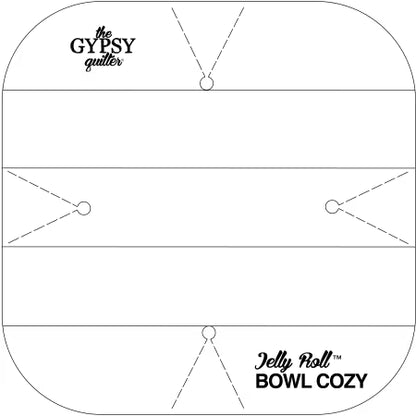 Jelly Roll Bowl Cozy Template