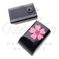 Atelier Metal Zipper Ends - Matte Black and Enamel Cherry Blossom