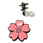 Atelier Cherry Blossoms Pink Enamel Magnetic Snap, 1 set