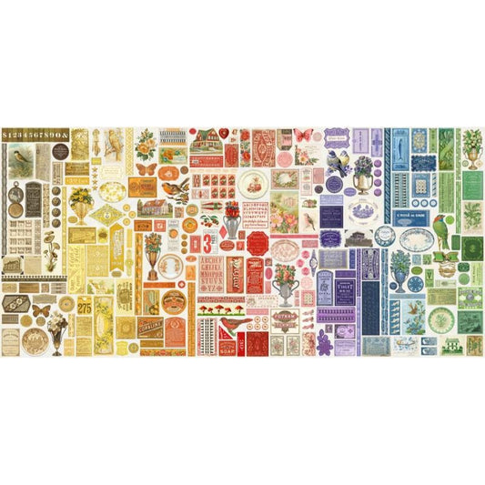 Moda Curated In Colour Collage Panel - Rainbow