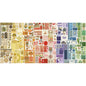 Moda Curated In Colour Collage Panel - Rainbow