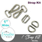 Emmaline Hardware Kit - Strap Kit to fit a 1" (25 mm) Wide Strap