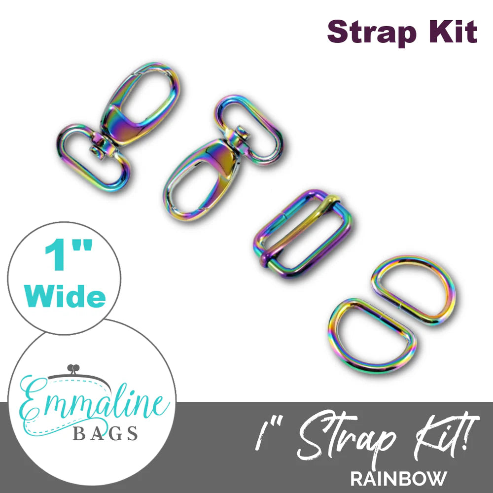 Emmaline Hardware Kit - Strap Kit to fit a 1" (25 mm) Wide Strap