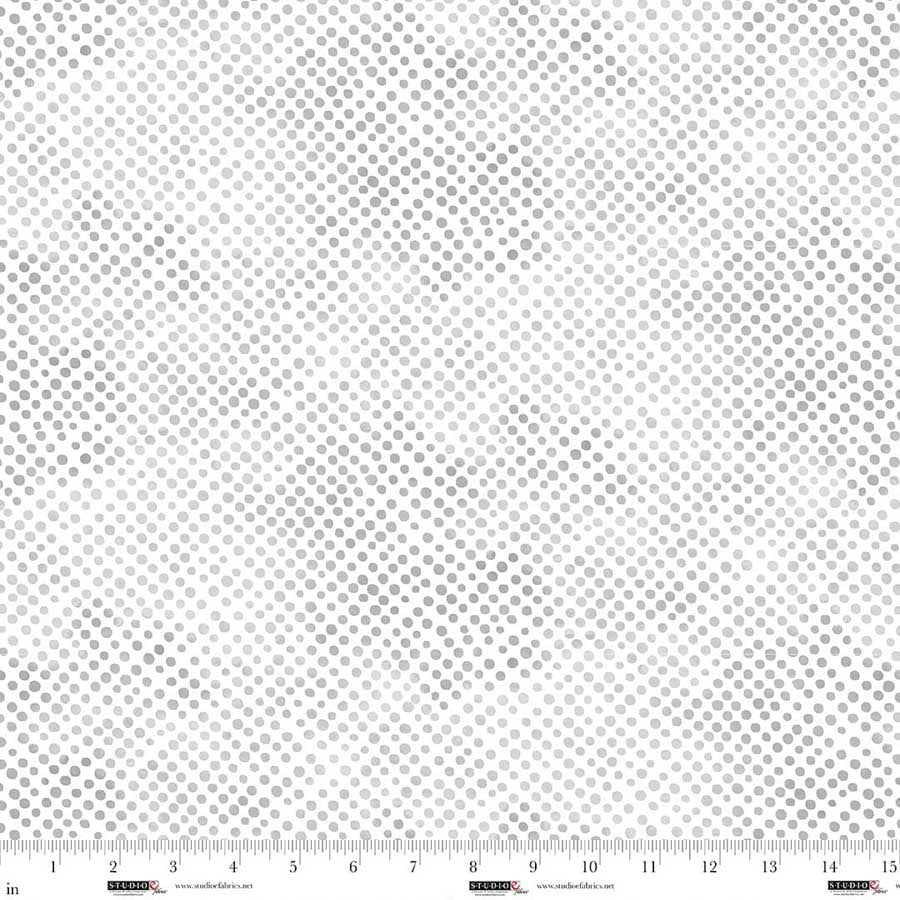 ***PRE-ORDER*** StudioE Sweet Licorice Hexie Dots - White