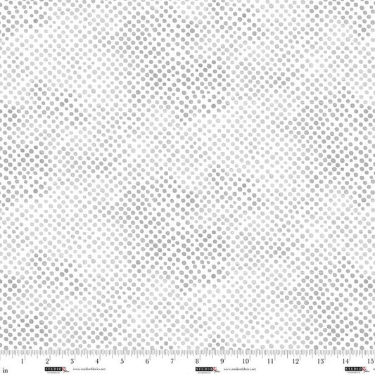 ***PRE-ORDER*** StudioE Sweet Licorice Hexie Dots - White