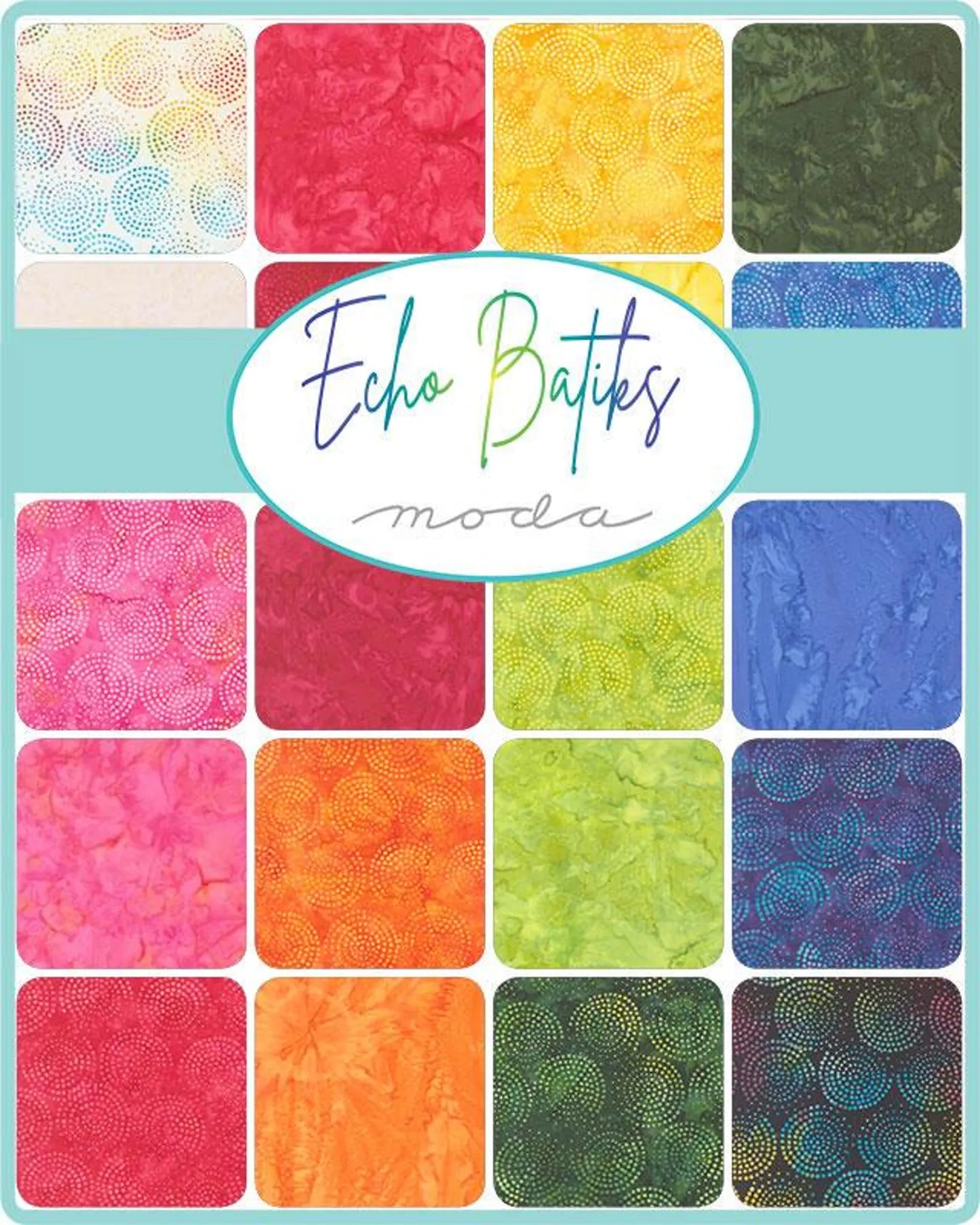Charm Pack - Moda Echo Batiks