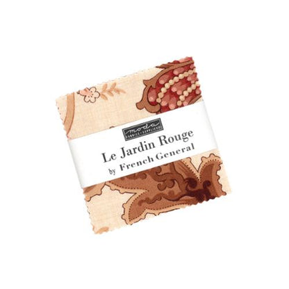 Mini Charm Pack: Moda Le Jardin Rouge