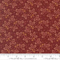 Moda Flannel Leaves - Barn Red