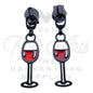 Atelier #5 Red Wine Zipper Pulls