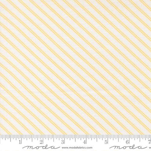 Moda Bloomsberry Stripes - White/Buttermilk