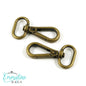 Swivel Snap Hooks: Flat Hook Profile (2 Pack)