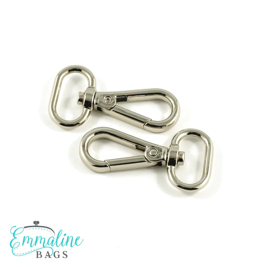 Swivel Snap Hooks: Flat Hook Profile (2 Pack)