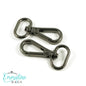 Swivel Snap Hooks: Flat Hook Profile (2 Pack)