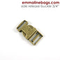 Side Release Buckle: 3/4" (18 mm)