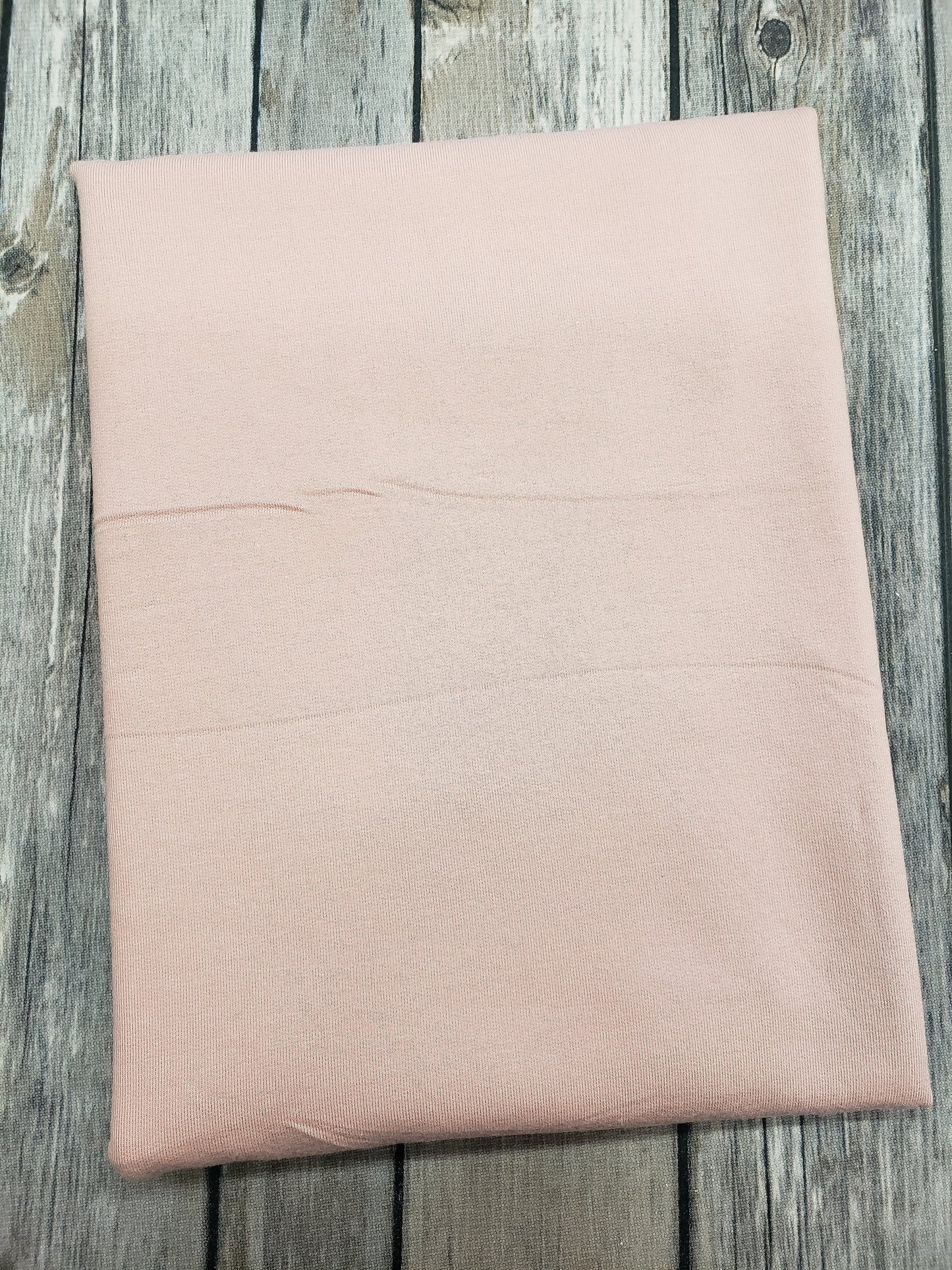 Bamboo Stretch French Terry - Mellow Rose