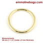 O-Rings: 1-1/2" (38 mm) x 4mm (4 Pack)