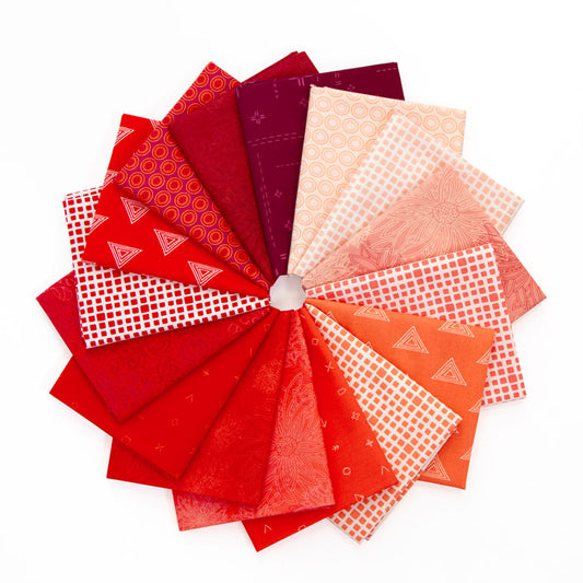 Color Master Elements Cranberry- 16 Fat Quarters