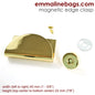 Half Moon - Magnetic Edge Clasp