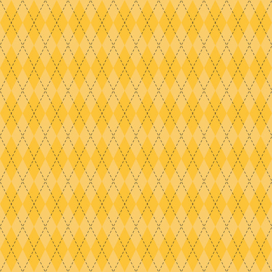 Yellow House Argyle Cotton Jersey