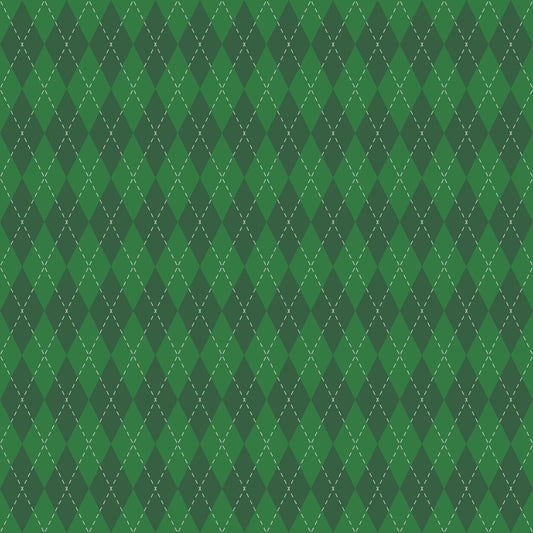 Green House Argyle Cotton Jersey
