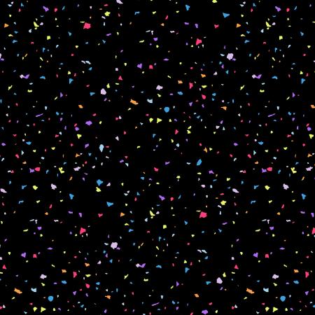 RJR - Confetti - Multi On Black Fabric