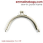 Curved Sew-in Purse Frame (Kiss Lock)